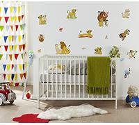 Disney Wall Sticker by Komar Lion King Circle of Life 50 x 70 cm (Width x Height) - 16 Pieces - Pumbaa, Timon, Simba, Animals, Decorative Stickers, Wall Stickers, Wall Stickers, Wall Decoration