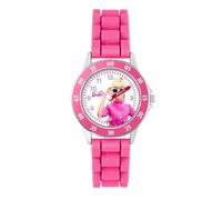 Disney Watches Barbie Time Teacher Pink Silicone Strap Watch