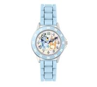 Disney Watches Bluey Time Teacher Blue Silicone Strap Watch