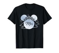 Disney Wedding Matching Minnie Bridal Veil Wife Bride Mrs T-Shirt