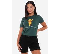 Winne The Pooh Yay Womens Classic T-Shirt Disney Green S