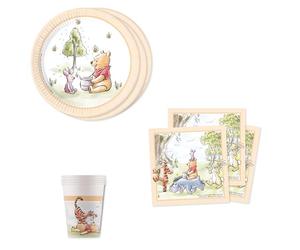 Disney Winnie The Pooh 52pc Table Set for 16