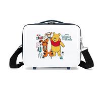 Disney Winnie The Pooh Adaptable Toiletry Bag with Shoulder Bag White 29x21x15cm Rigid ABS 9,14L
