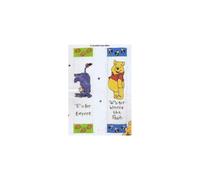 Disney Winnie The Pooh And Eeyore Bookmark Counted Cross Stitch Kit