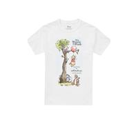 Disney Winnie The Pooh And Friends Balloon Poster T-Shirt, White White