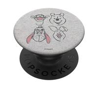Disney Winnie The Pooh and Friends Sketch PopSockets PopGrip: Swappable Grip for Phones & Tablets