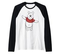 Disney Winnie The Pooh Art Bear Sketch Raglan Baseball Tee