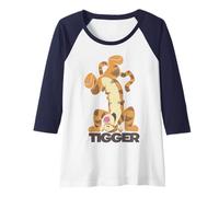 Disney Winnie The Pooh Bouncing Tigger Raglan Baseball Tee