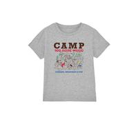 Disney Winnie The Pooh Camp 100 Acre Woods Kids T Shirt, Athletic Heather, 7-8
