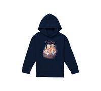 Disney Winnie The Pooh Christmas Wishes With Pooh, Tigger, Piglet Youth Kids Pull-Over Hoodie, Navy | Size: 9-11 Years Disney Navy 9-11 Years