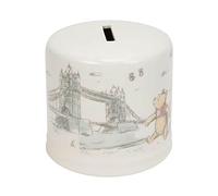 Disney Winnie the Pooh Christopher Robin Ceramic Money Box Piggy Bank