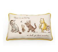 Disney Winnie the Pooh Cushion 40cm x 22cm, 100% Cotton Reversible Scatter Cushion, Decorative Throw Pillow for Sofa, Bed, Nursery & Bedroom, Pooh Bear Home Décor Gift