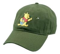Disney Winnie The Pooh Dad Hat, Adjustable Cotton Baseball Cap with Curved Brim, Olive, One Size