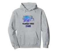 Disney Winnie The Pooh Eeyore Airbrush Always Tired Club Pullover Hoodie