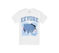 Disney Winnie The Pooh Eeyore Collegic 1926 Unisex T Shirt, White, XXXX-Large