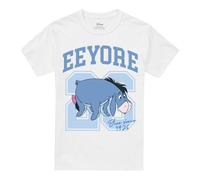 Disney Winnie The Pooh Eeyore Collegic 1926 Unisex T Shirt, White, XXXX-Large