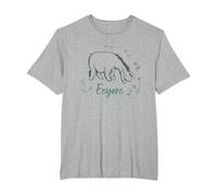 Disney Winnie the Pooh Eeyore Floating Daisy Outline T-Shirt, Men's Big and Tall, Heather Grey, 5X Tall