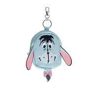 DISNEY Winnie The Pooh Eeyore Grey, Blue and Pink Mini Backpack Keychain