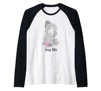 Disney Winnie The Pooh Eeyore Hug Life Valentine's Day Raglan Baseball Tee