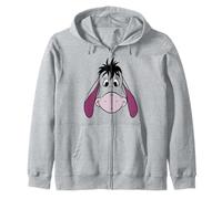 Disney Winnie The Pooh Eeyore Large Face Zip Hoodie