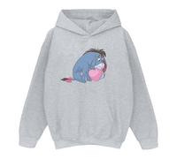 Disney Winnie The Pooh Eeyore Mouth Hoodie In Grey Grey
