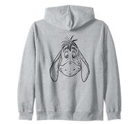 Disney Winnie The Pooh Eeyore Sketchy Face Zip Hoodie