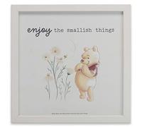 Disney Winnie the Pooh Enjoy the Smallish Things Framed Wood Wall Decor - Adorable Winnie the Pooh Picture for Home Decorating