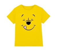 Disney Winnie The Pooh Face Kids T Shirt, Yellow, 5-6