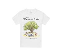 Disney Winnie The Pooh Favourite Day Poster Unisex T Shirt, White, Large