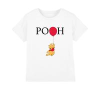 Disney Winnie The Pooh Flying Balloon Kids T Shirt, White, 7-8