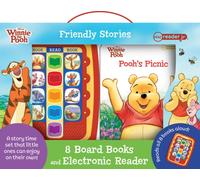 Disney Winnie the Pooh Friendly Stories: Me Reader Jr 8 Board Books and Electronic Reader Sound Book Set - PI Kids