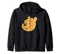Disney Winnie the Pooh Happy Big Face Costume Zip Hoodie