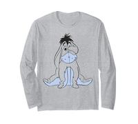 Disney Winnie The Pooh Happy Eeyore Art Sketch Long Sleeve T-Shirt