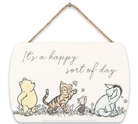 Disney Winnie the Pooh Happy Sort of Day Hanging Wood Wall Decor