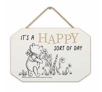 Disney Winnie the Pooh Happy Sort of Day Hanging Wood Wall Decor - Cute Winnie the Pooh Sign for Home Decorating