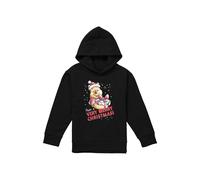 Disney Winnie The Pooh Have A Very Merry Christmas Youth Kids Pull-Over Hoodie, Black | Size: 5-6 Years Disney Black 5-6 Years