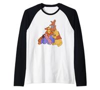 Disney Winnie the Pooh Hundred Acre Kanga Roo Group Hug Raglan Baseball Tee