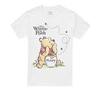 Disney Winnie The Pooh Hunny Poster Unisex T Shirt, White, Large