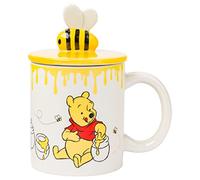 Disney Winnie The Pooh Hunny Pot Ceramic Mug With Lid | Holds 18 Ounces