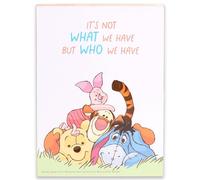 Disney Winnie the Pooh It's Not What We Have Wood Block Decor