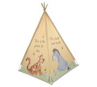 Disney Winnie the Pooh Offically Licensed Kids Play Tent | Indoor or Outdoor for Boys Girls Age 3+ Years | Teepee Style Fabric Easy-Up Fun Den