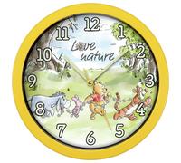 Disney Winnie The Pooh Kids Wall Clock - Yellow