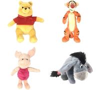Disney Winnie The Pooh Mini Bean Bag Plush Set of 4 (Winne The Pooh,