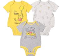 Disney Winnie the Pooh Newborn Baby Boys 3 Pack Bodysuits 0-3 Months