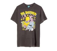 Disney Winnie The Pooh No Bother Vintage Wash Charcoal T Shirt