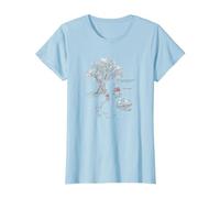 Disney Winnie The Pooh & Piglet Always Friends Forever T-Shirt, Women, Baby Blue, Medium