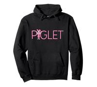 Disney Winnie the Pooh Piglet Classic Lettering Pullover Hoodie