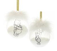 Disney Winnie The Pooh & Piglet Hanging Feather Baubles