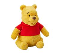 Disney Store Official Winnie the Pooh Soft Toy, 30cm/12”, Cuddly Toy Made with Soft-Feel Fabric with Embroidered Details and Wearing Classic Red T-Shirt, Suitable for All Ages