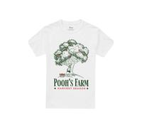 Disney Winnie The Pooh Pooh's Farm Tree Unisex T Shirt, White, XXXX-Large